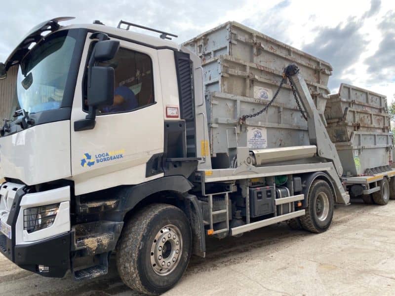 Camion ampliroll Loca Benne Gironde et bennes de location